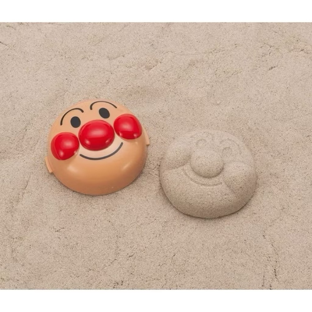 日本正版麵包超人玩沙工具組 七件組 紅精靈 細菌人 麵包超人-細節圖4