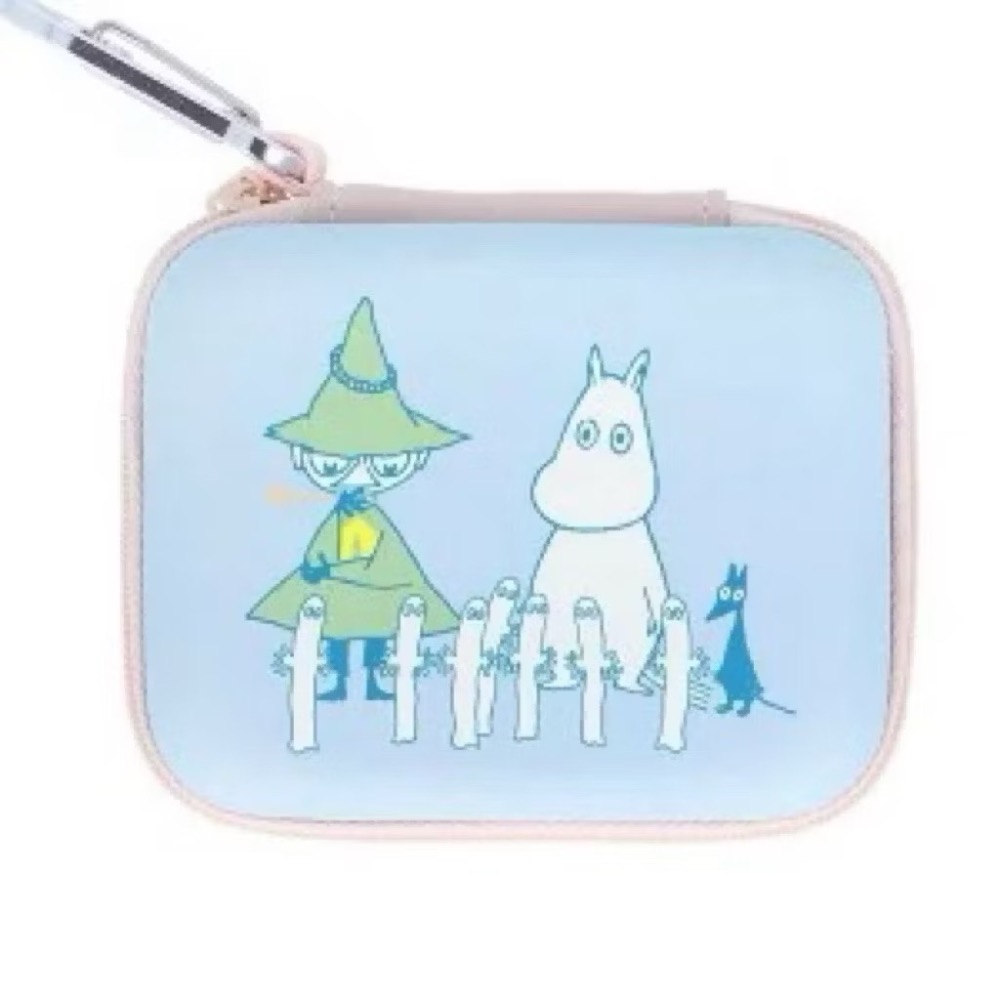 Moomin 嚕嚕米 硬殼收納盒/耳機收納/小物 airpods 耳機 充電線-規格圖5