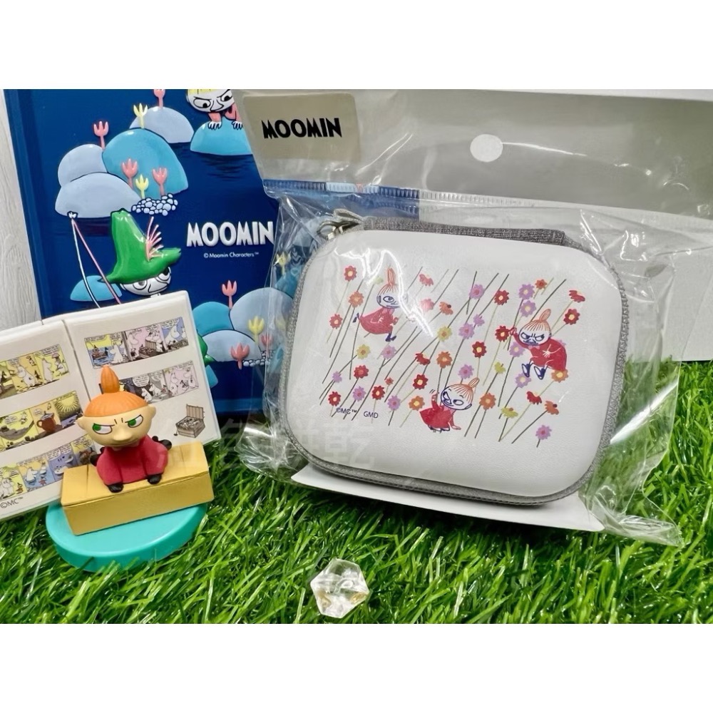 Moomin 嚕嚕米 硬殼收納盒/耳機收納/小物 airpods 耳機 充電線-規格圖5