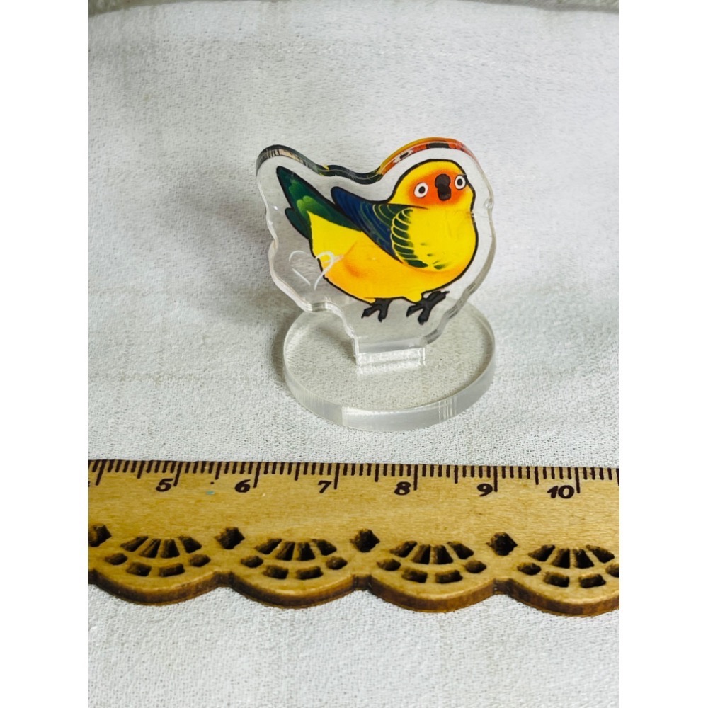 3cm小立牌小鳥立牌 麻雀 白頭翁 綠繡眼 鸚鵡-細節圖3