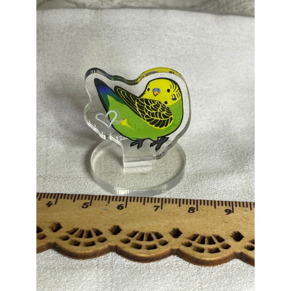 3cm小立牌小鳥立牌 麻雀 白頭翁 綠繡眼 鸚鵡-細節圖7