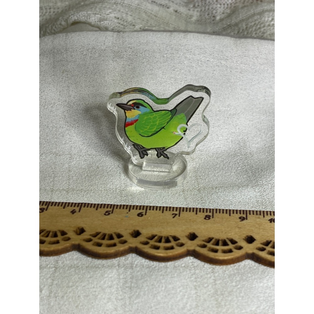 3cm小立牌小鳥立牌 麻雀 白頭翁 綠繡眼 鸚鵡-細節圖8