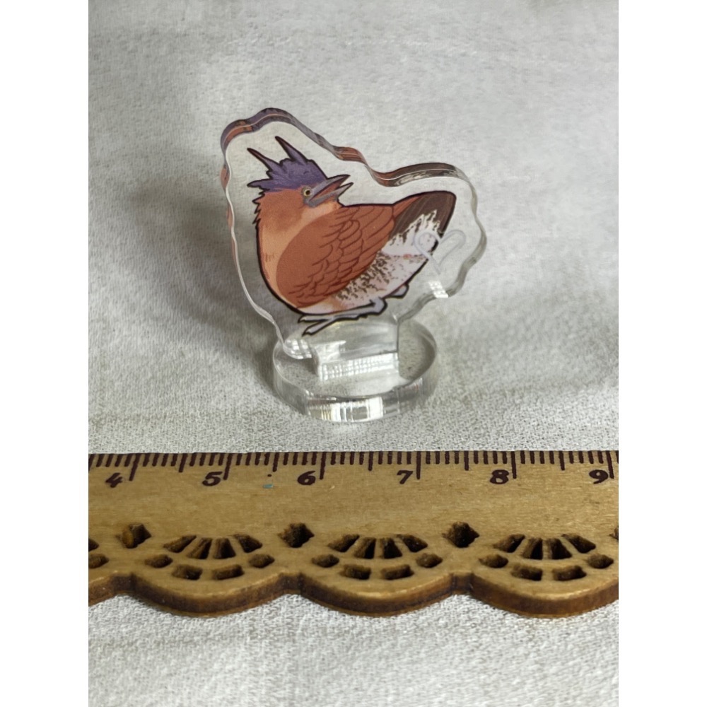 3cm小立牌小鳥立牌 麻雀 白頭翁 綠繡眼 鸚鵡-規格圖9