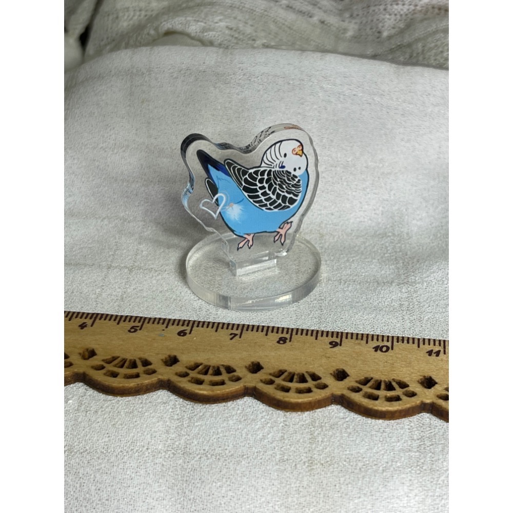 3cm小立牌小鳥立牌 麻雀 白頭翁 綠繡眼 鸚鵡-規格圖9