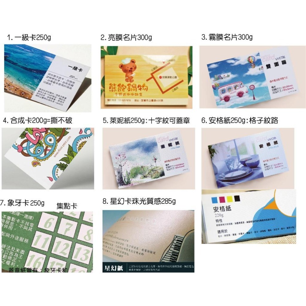 名片印刷 代印客製尺寸象牙卡蓋章集點卡 業務名片亮膜自備圖檔canva烘焙蛋黃酥卡片中秋月餅謝卡 霧透卡 星幻卡米琪印刷-細節圖2