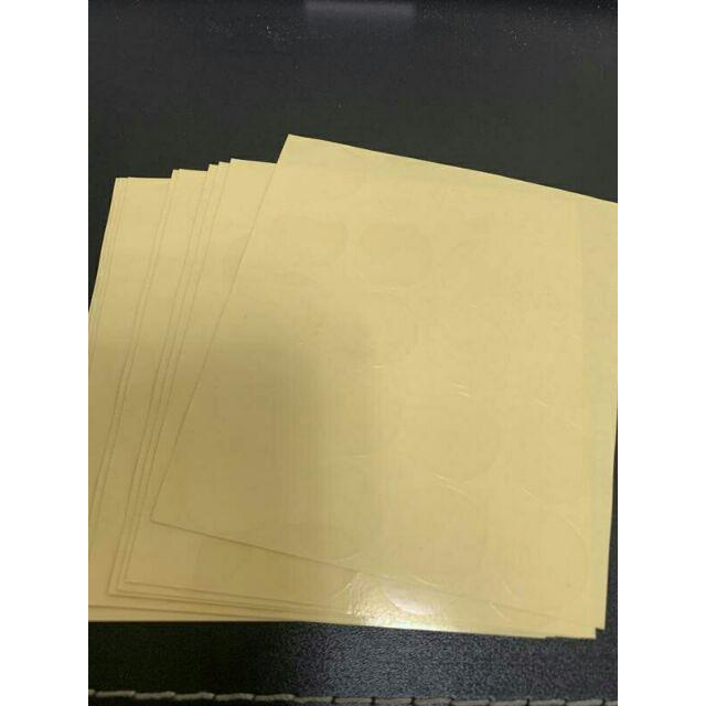 超黏空白防水透明貼紙 圓形2.5公分或橢圓形1.5X3公分 客製尺寸冷凍透明貼紙封口貼 信封盒子禮盒包裝透明貼米琪印刷社-細節圖3