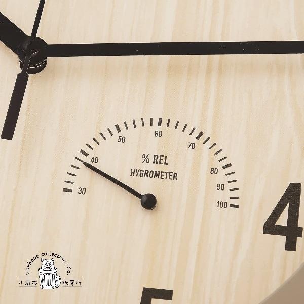 【台灣現貨/日本代購】 3 COINS 圓形時鐘 時鐘 溼度計 溫度計 壁掛時鐘-細節圖4