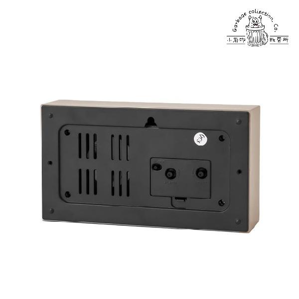 【台灣現貨/日本代購】 3 COINS 長方形時鐘 時鐘 溼度計 溫度計 桌上時鐘 壁掛時鐘-細節圖3