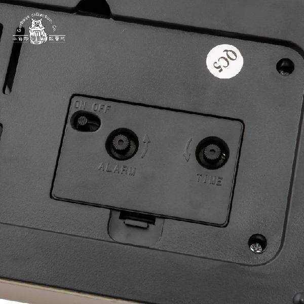 【台灣現貨/日本代購】 3 COINS 長方形時鐘 時鐘 溼度計 溫度計 桌上時鐘 壁掛時鐘-細節圖4