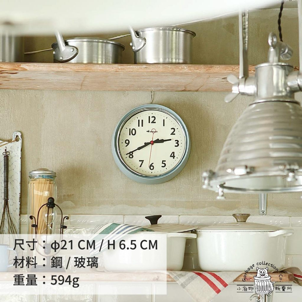 【現貨商品】日本 DULTON BONOX 圓形掛鐘 掛鐘 復古掛鐘 時鐘 圓形時鐘-細節圖3