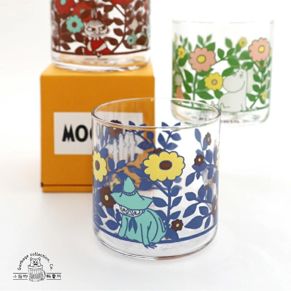 【台灣現貨/日本代購】MOOMIN 復古玻璃杯  嚕嚕米 小不點 阿金 玻璃杯 嚕嚕米商品-細節圖2