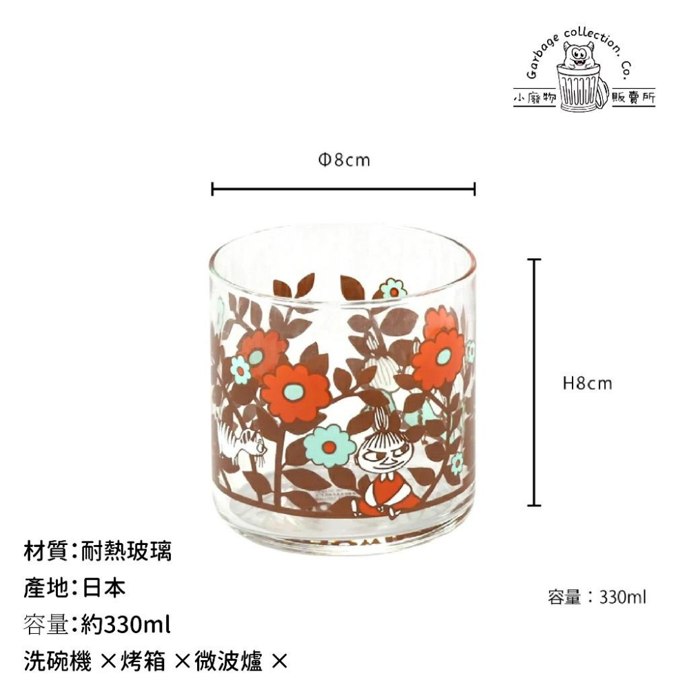 【台灣現貨/日本代購】MOOMIN 復古玻璃杯  嚕嚕米 小不點 阿金 玻璃杯 嚕嚕米商品-細節圖3