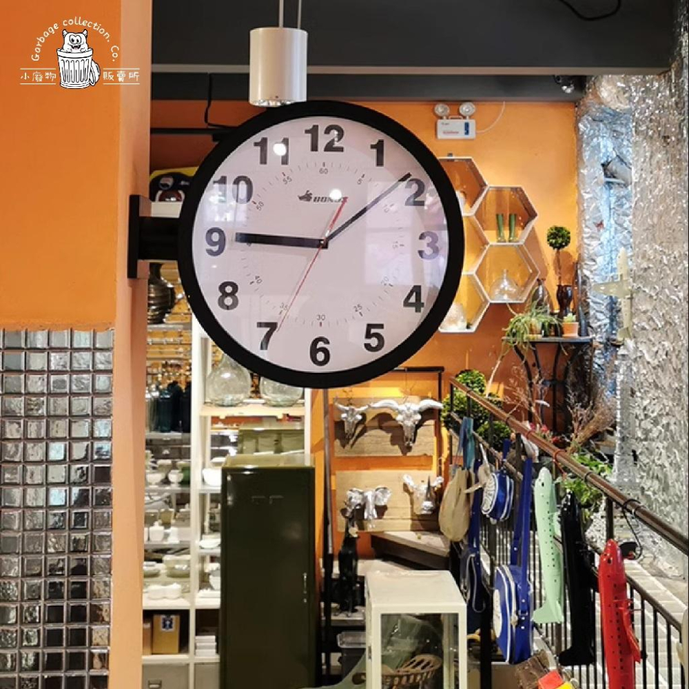 【台灣出貨】日本 DULTON 壁掛復古車站圓型雙面時鐘  壁掛時鐘 雙面時鐘-細節圖8