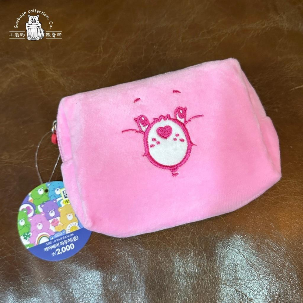 【現貨商品/日本代購】韓國大創 Care Bears 愛心熊 彩虹熊 收納包 零錢包 化妝包 萬用包 三款-細節圖4