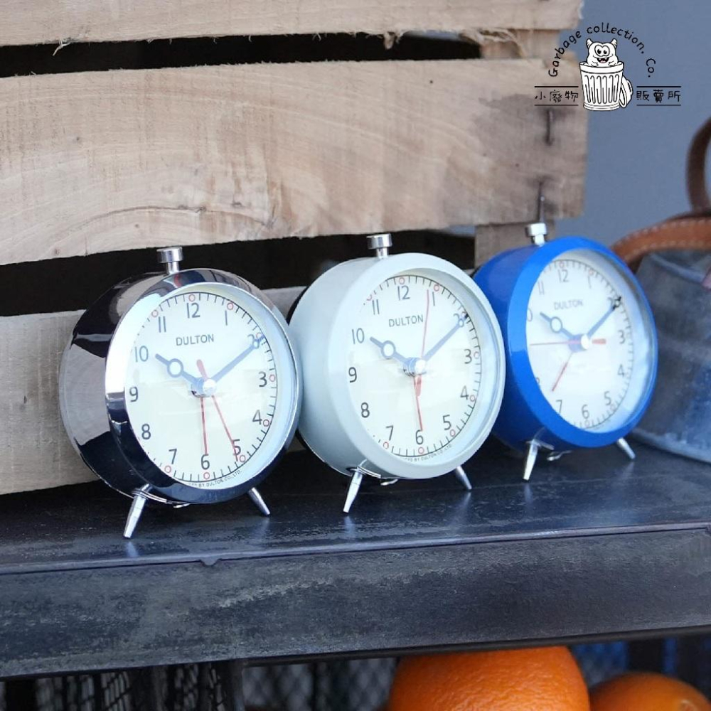 【台灣出貨】日本 DULTON 時鐘 鬧鐘 時鐘 復古靜音鬧鐘 ALARM CLOCK DULTON 藍色-細節圖5