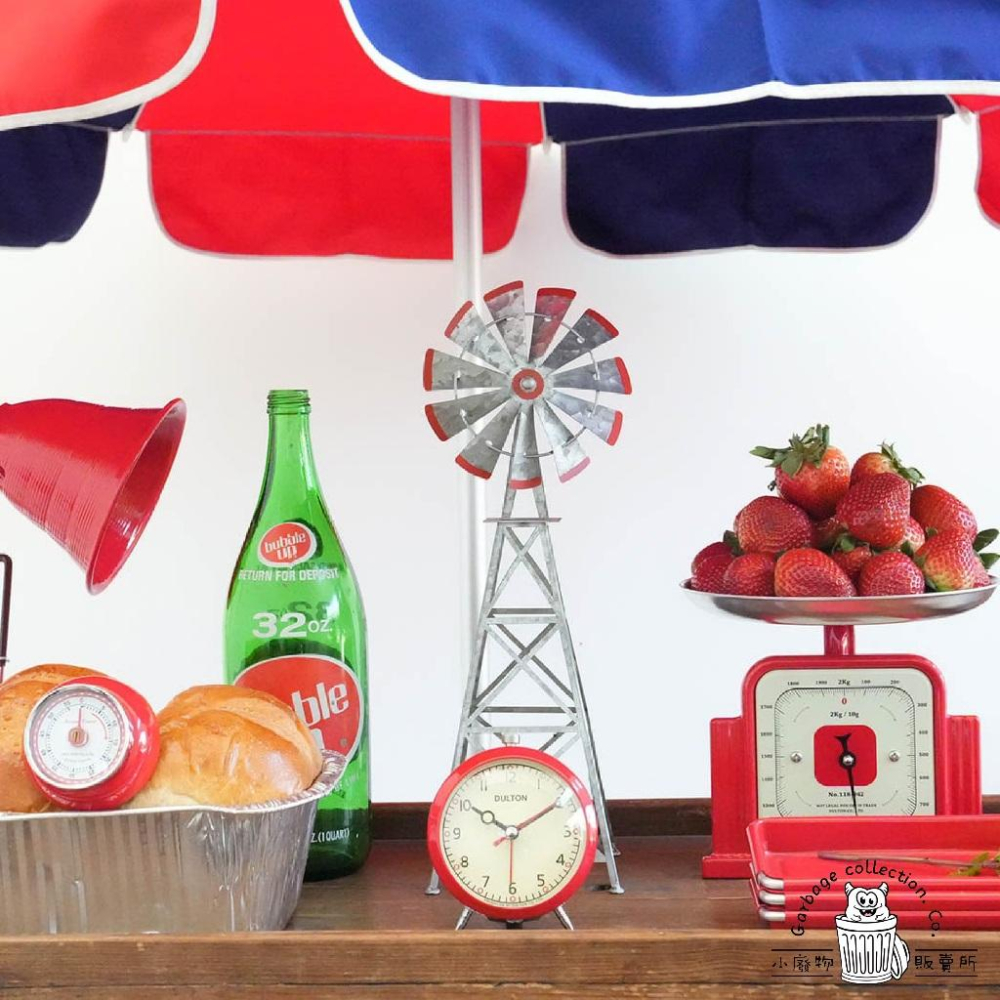 【台灣出貨】日本 DULTON 時鐘 鬧鐘 時鐘 復古靜音鬧鐘 ALARM CLOCK DULTON 紅色-細節圖3