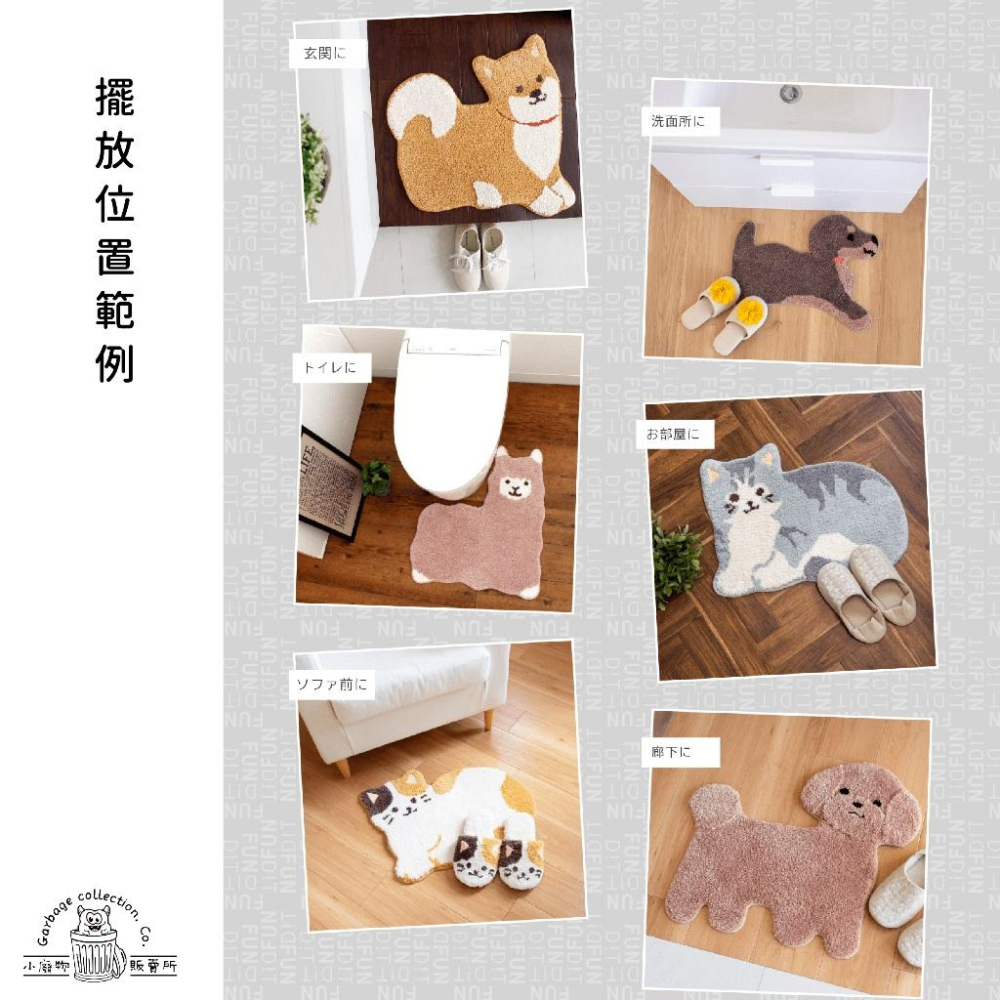『日本商品/台灣現貨』Fandit Animal  玄鳳鸚鵡可愛腳踏墊  玄鳳 鸚鵡 地墊 地毯 玄鳳商品 鸚鵡商品-細節圖7