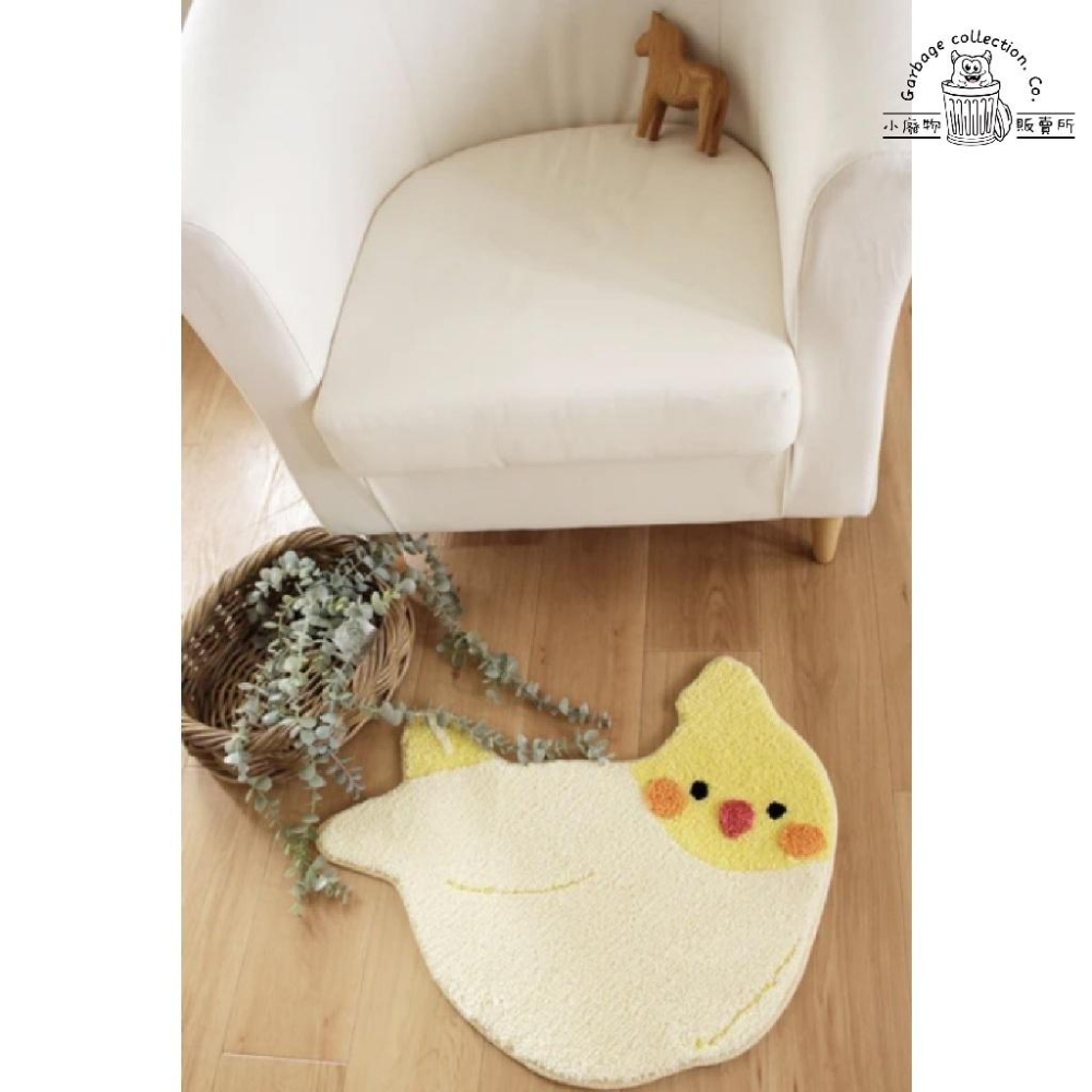 『日本商品/台灣現貨』Fandit Animal  玄鳳鸚鵡可愛腳踏墊  玄鳳 鸚鵡 地墊 地毯 玄鳳商品 鸚鵡商品-細節圖9