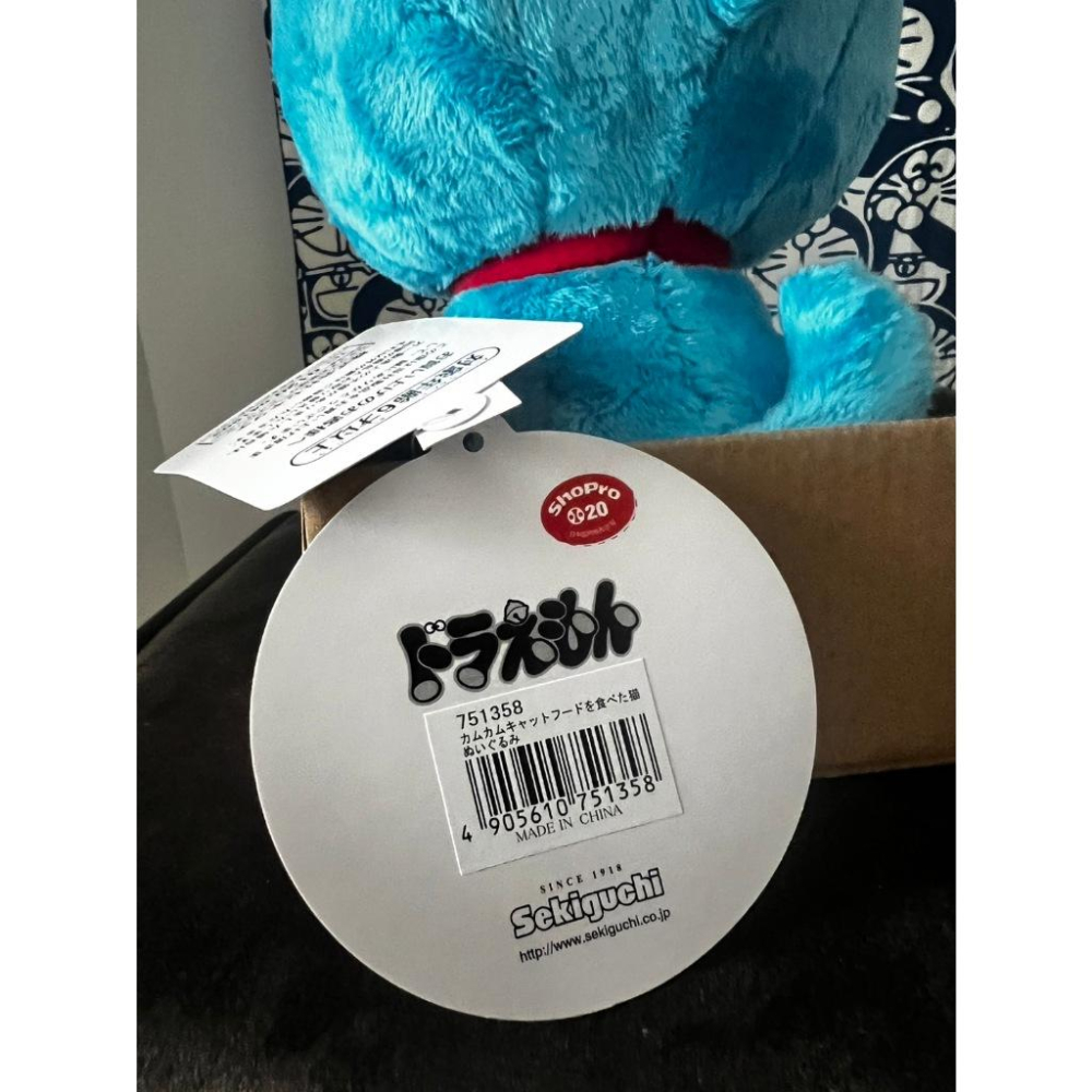 『日本商品/台灣預購』未來百貨 玩偶系列  哆啦A夢 貓耳朵多啦 吃了貓糧的多啦 玩偶-細節圖8