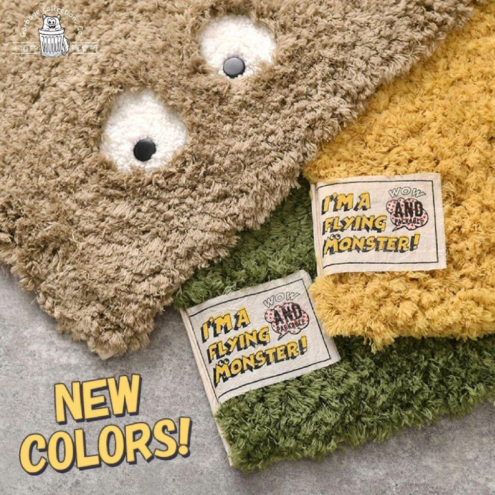 『日本商品/台灣現貨』AND PACKABLE Flying Monster 浴室地墊 造型地毯 地墊 地毯  腳踏墊-細節圖3