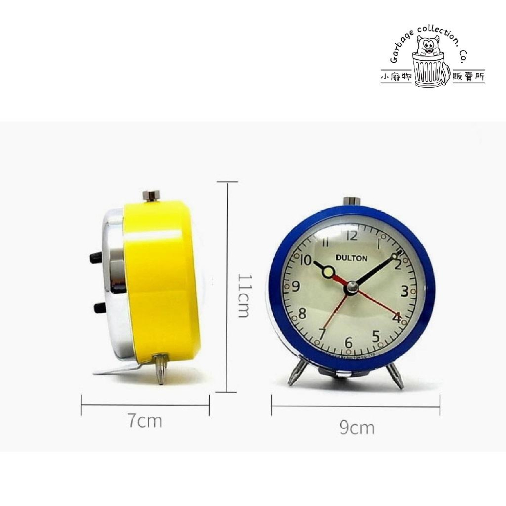 【台灣現貨/日本代購】日本 DULTON 時鐘 鬧鐘 時鐘 復古靜音鬧鐘 ALARM CLOCK DULTON 海軍藍-細節圖6