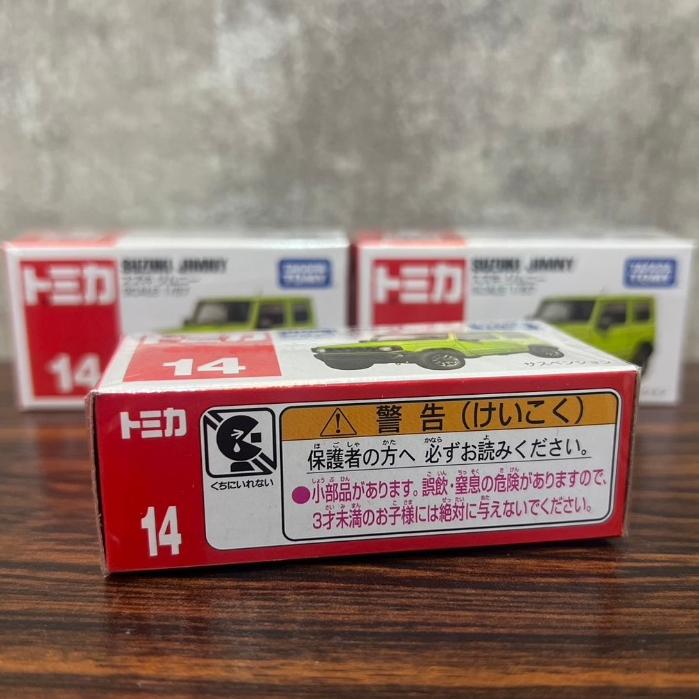 『日本商品/台灣現貨』Tomica No.14 SUZUKI JIMNY 鈴木吉姆尼 全新/新車貼/日貨/未拆封-細節圖5