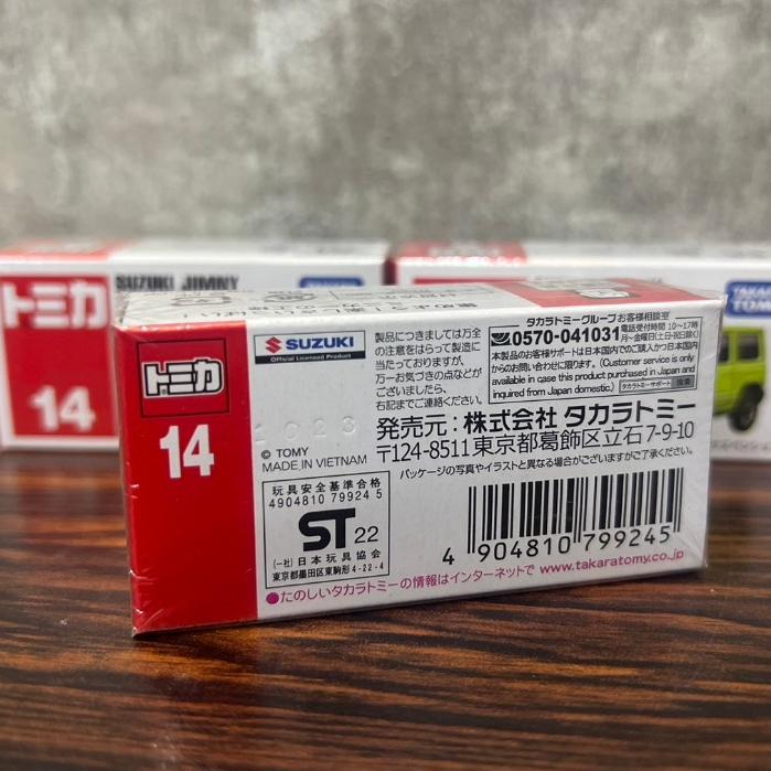『日本商品/台灣現貨』Tomica No.14 SUZUKI JIMNY 鈴木吉姆尼 全新/新車貼/日貨/未拆封-細節圖6