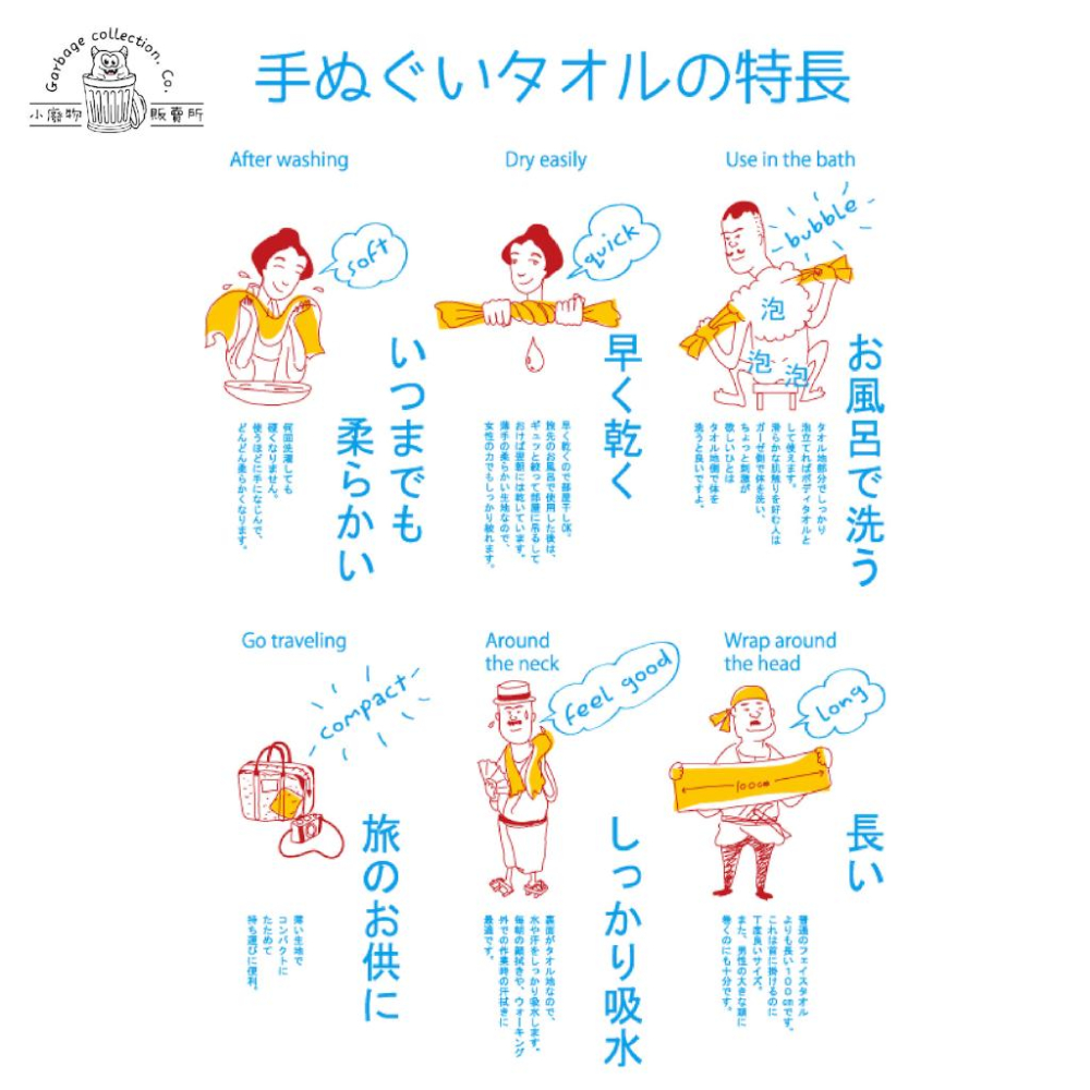 『日本商品/台灣現貨』 日本今治毛巾 紗布材質 貓の24種災難用途 今治毛巾 kontex コンテックス-細節圖9