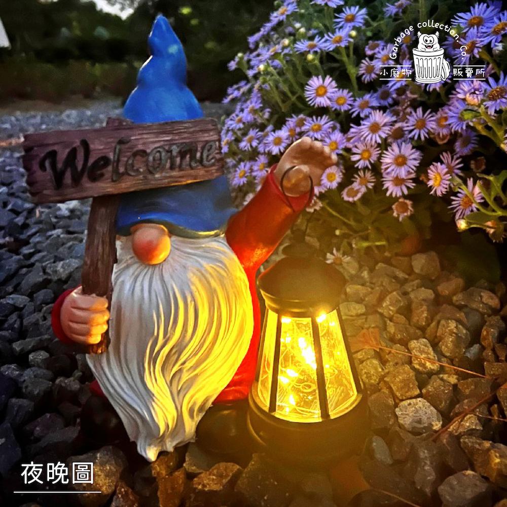 『台灣現貨/當天出貨』園藝擺設 戶外擺飾 小精靈太陽能提燈-細節圖2