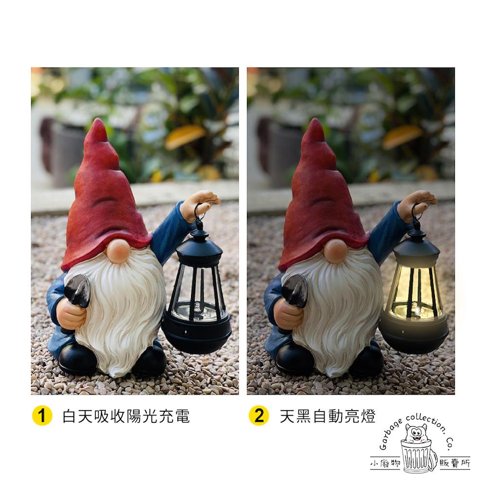 『台灣現貨/當天出貨』園藝擺設 戶外擺飾 小精靈太陽能提燈-細節圖4