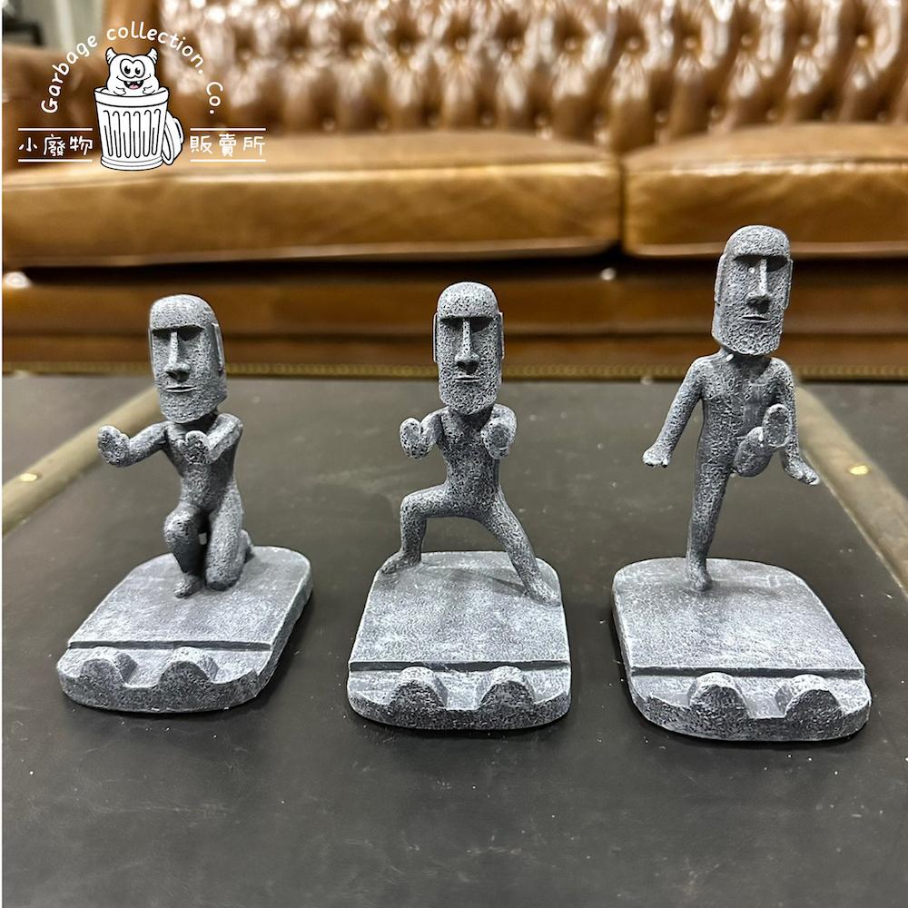 『台灣現貨/當天出貨』摩艾石像手機架 復活島摩艾石像手機架 立體摩艾 復活島 手機架 摩艾 造型手機架 支架-細節圖2