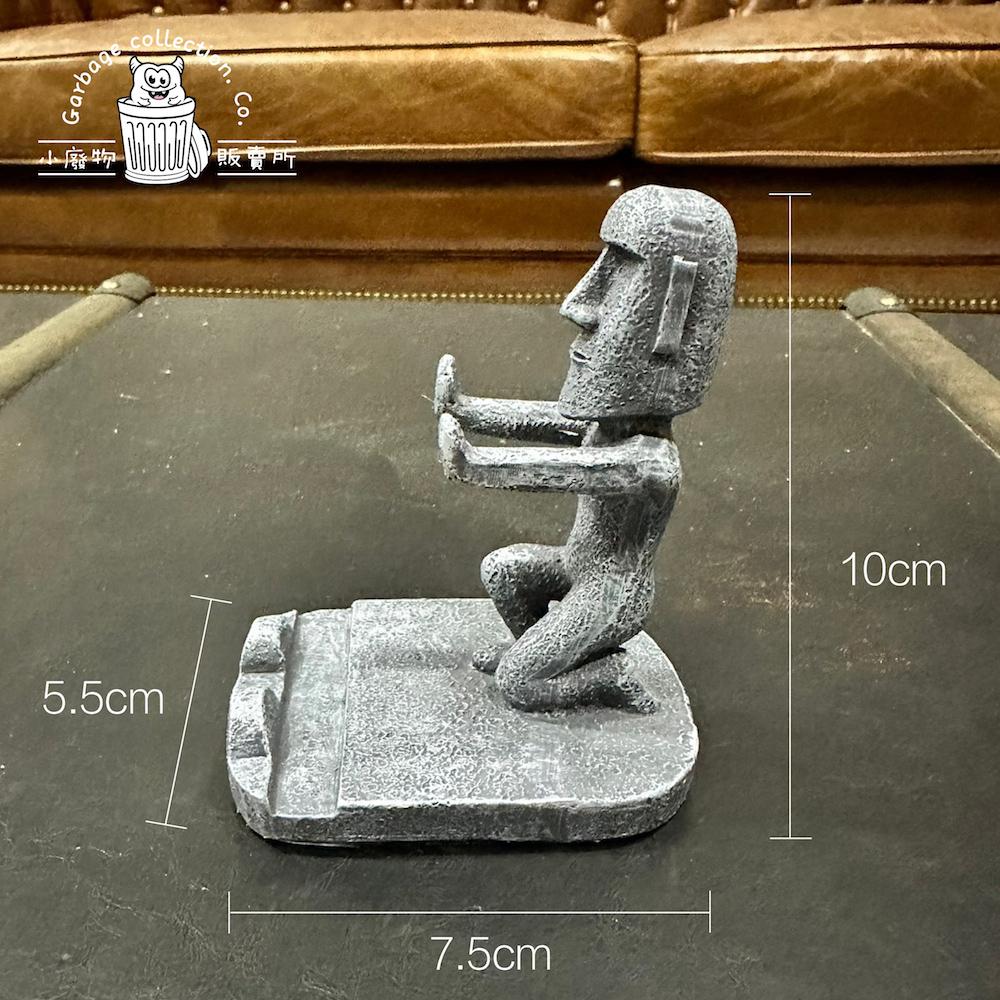 『台灣現貨/當天出貨』摩艾石像手機架 復活島摩艾石像手機架 立體摩艾 復活島 手機架 摩艾 造型手機架 支架-細節圖4