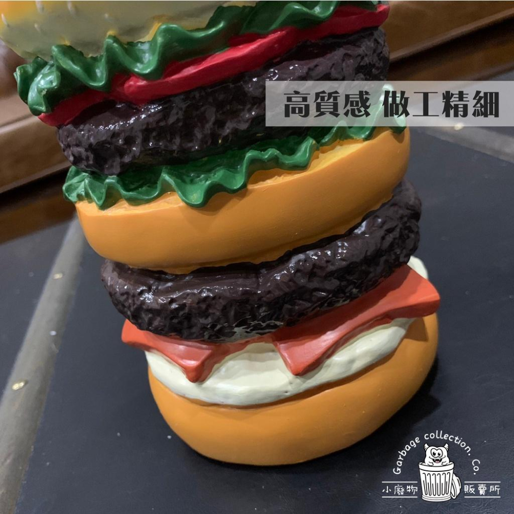 『台灣現貨/當天出貨』漢堡造型存錢筒 雙層牛肉堡 存錢筒 撲滿 交換禮物 桌面擺飾 療癒小物  美式漢堡 漢堡 造型存錢-細節圖3