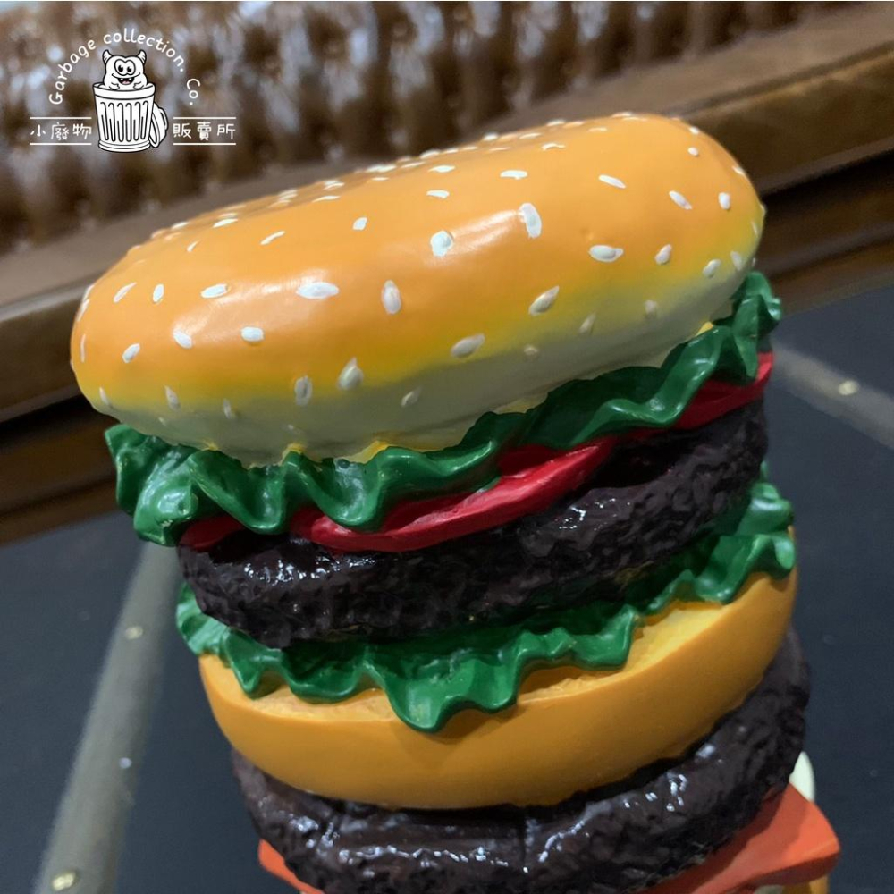 『台灣現貨/當天出貨』漢堡造型存錢筒 雙層牛肉堡 存錢筒 撲滿 交換禮物 桌面擺飾 療癒小物  美式漢堡 漢堡 造型存錢-細節圖4