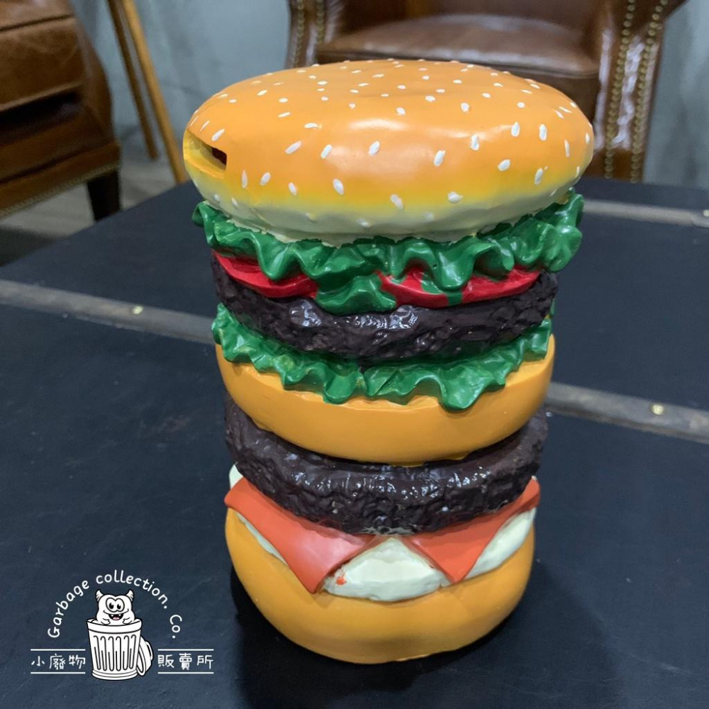 『台灣現貨/當天出貨』漢堡造型存錢筒 雙層牛肉堡 存錢筒 撲滿 交換禮物 桌面擺飾 療癒小物  美式漢堡 漢堡 造型存錢-細節圖7