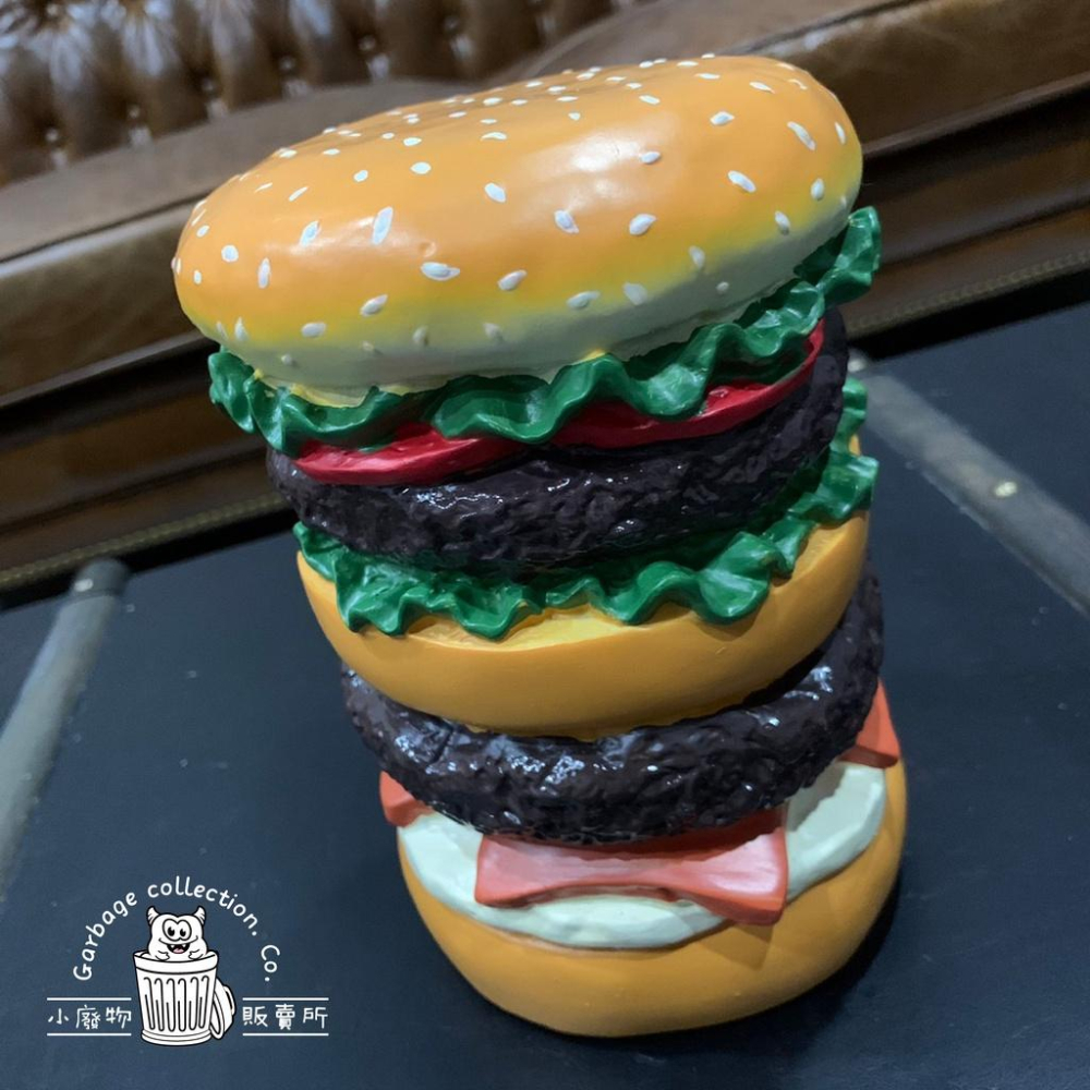 『台灣現貨/當天出貨』漢堡造型存錢筒 雙層牛肉堡 存錢筒 撲滿 交換禮物 桌面擺飾 療癒小物  美式漢堡 漢堡 造型存錢-細節圖8