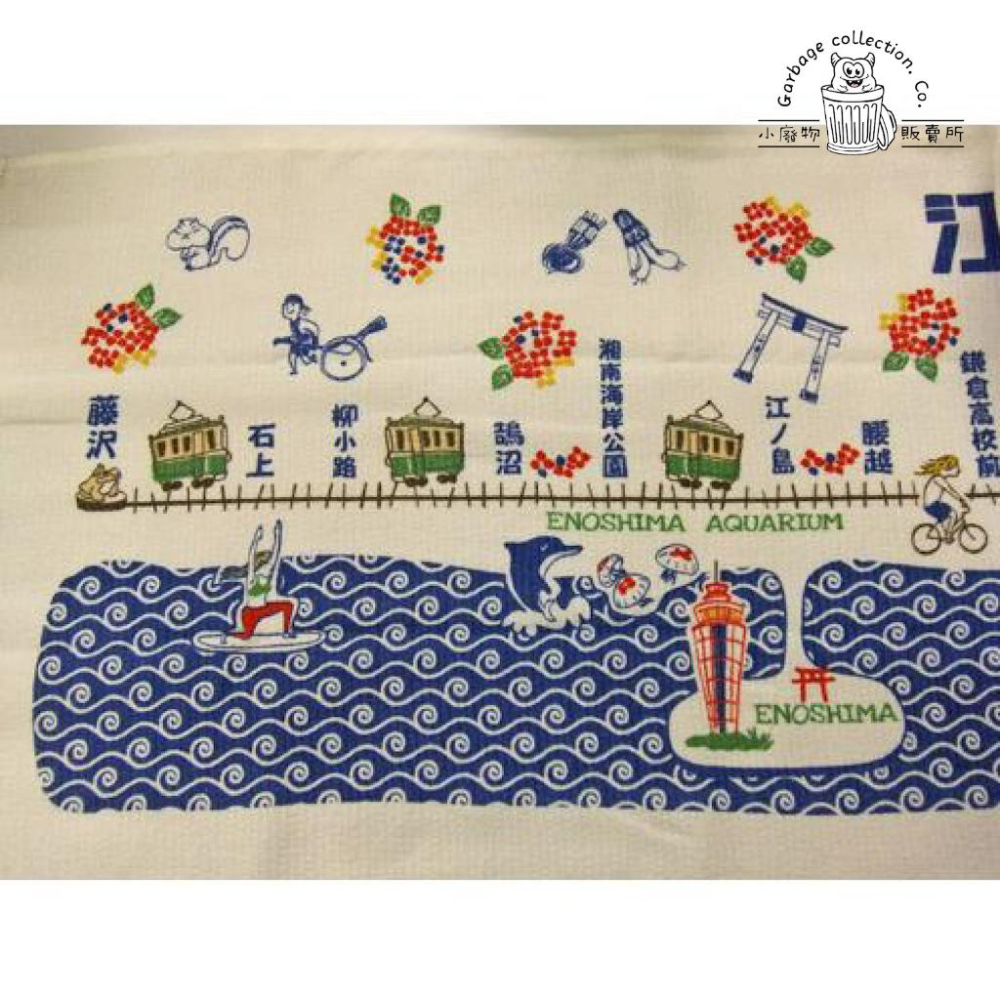 『日本商品/台灣現貨』日本今治毛巾 紗布材質 江之島電鐵 今治毛巾 kontex コンテックス-細節圖4