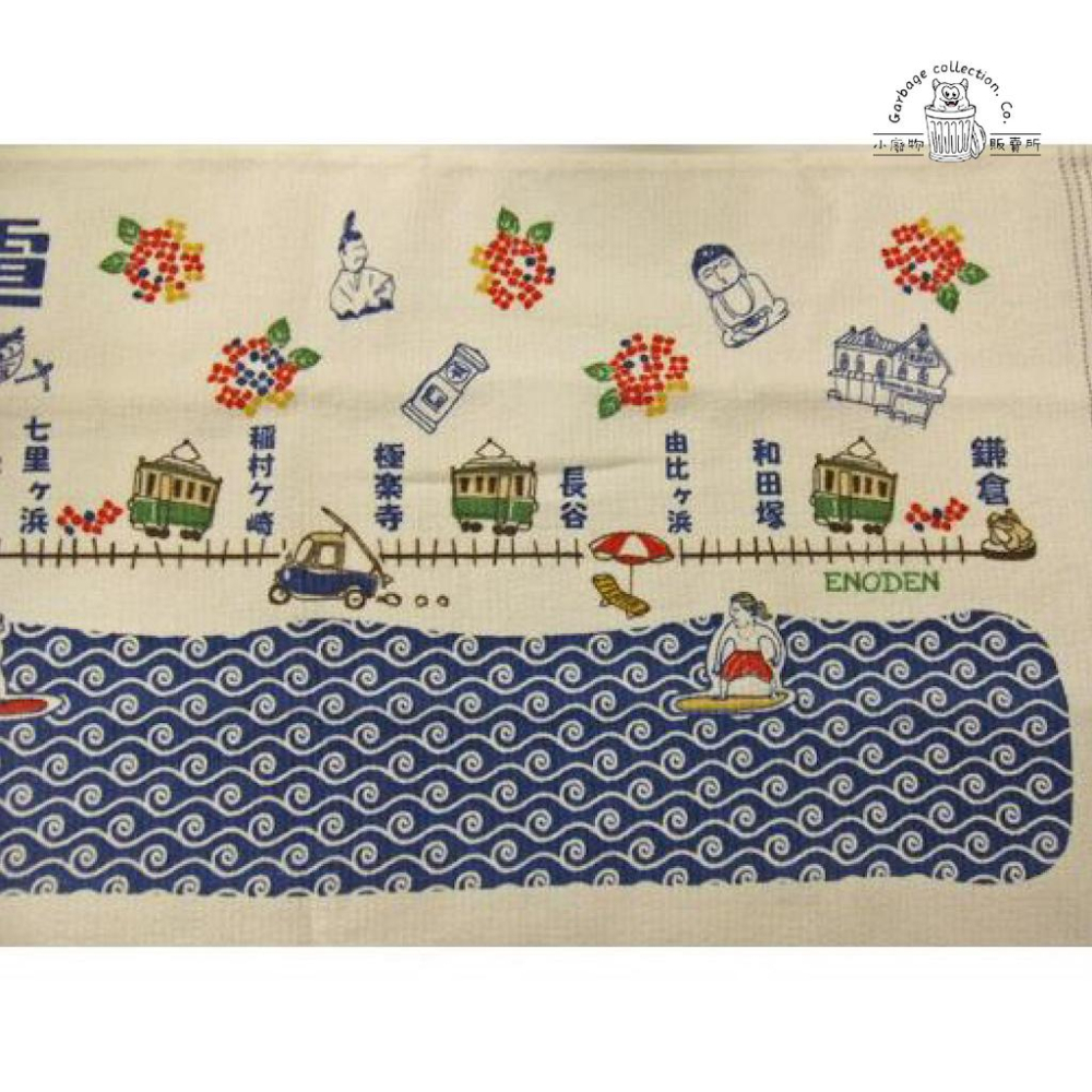 『日本商品/台灣現貨』日本今治毛巾 紗布材質 江之島電鐵 今治毛巾 kontex コンテックス-細節圖6