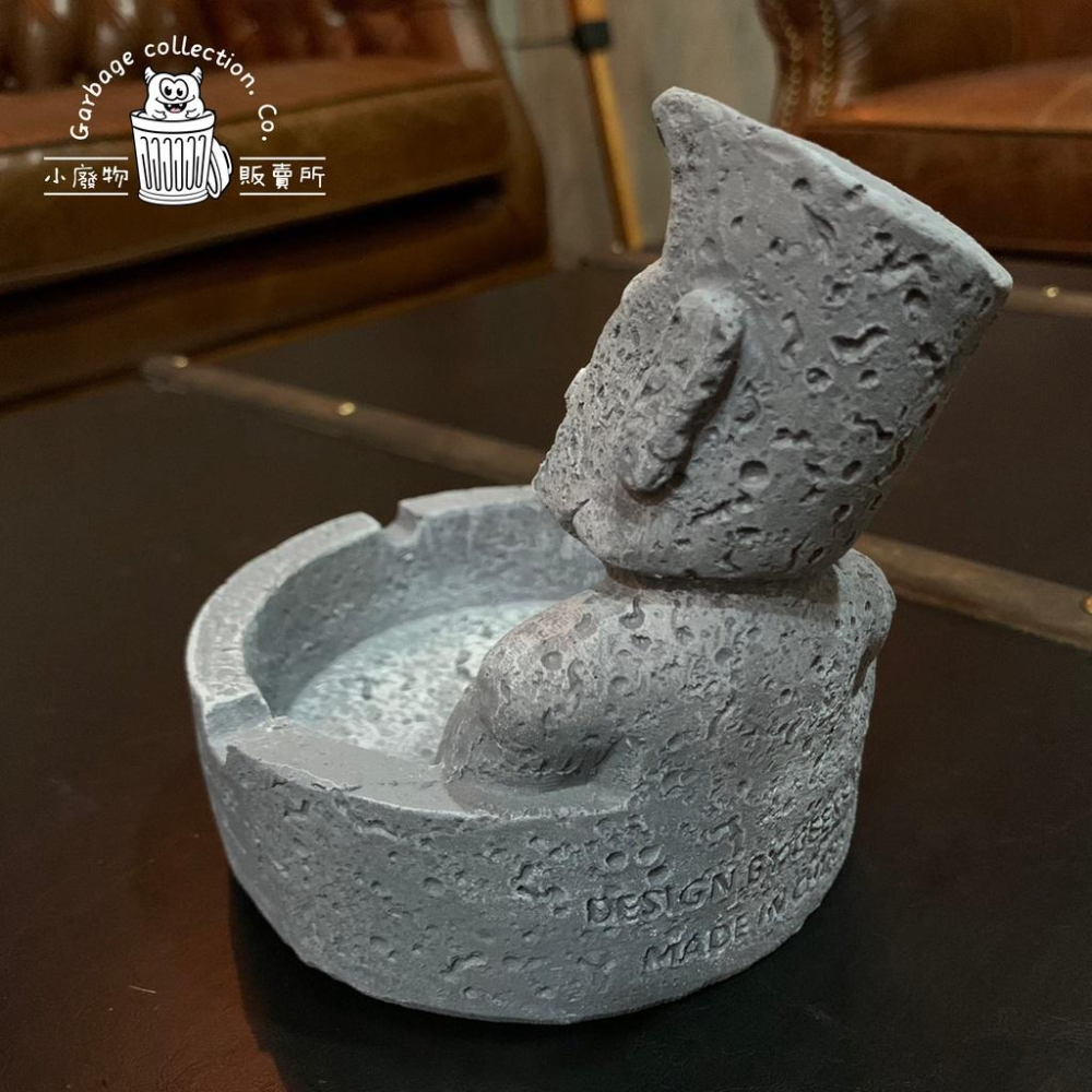 『台灣現貨/當天出貨』 摩艾菸灰缸 肌肉摩艾石像造型煙灰缸 菸灰缸 造型菸灰缸 石頭菸灰缸 復活島-細節圖6