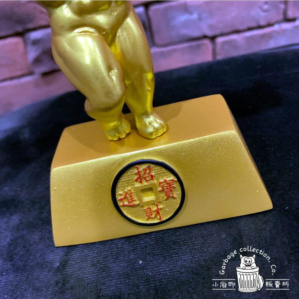 『台灣現貨/當天出貨』招財貓 肌肉健美招財貓 黃金招財貓  開業禮物  健身房招財貓-細節圖5