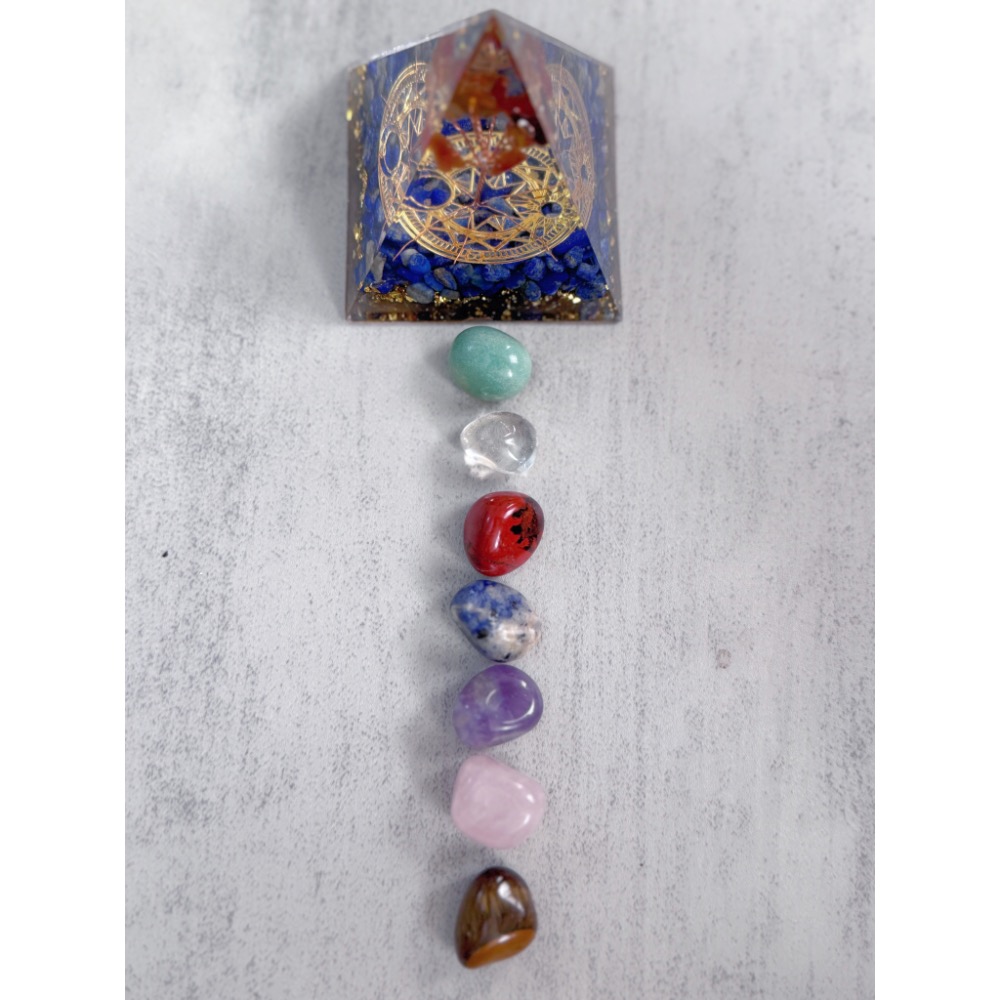 【SiiS Jewelry】客製生命靈數滾石組｜客製專屬能量配置｜七脈輪療癒 水晶滾石組 禮物推薦-細節圖3