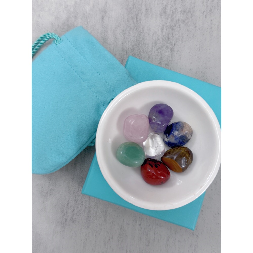 【SiiS Jewelry】客製生命靈數滾石組｜客製專屬能量配置｜七脈輪療癒 水晶滾石組 禮物推薦-細節圖4