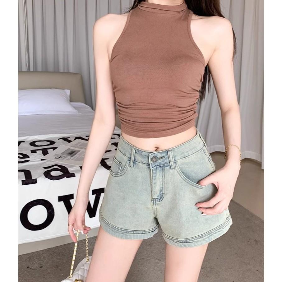 Number28 - 水洗做舊牛仔短褲 286326-細節圖4