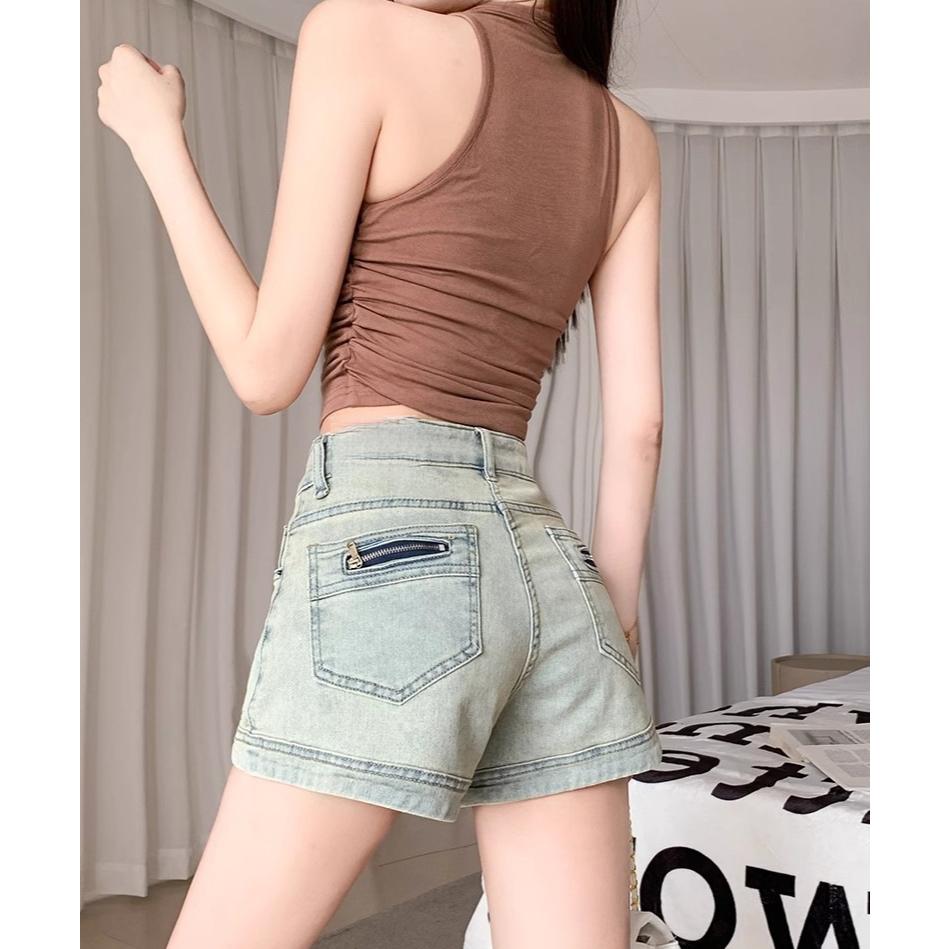 Number28 - 水洗做舊牛仔短褲 286326-細節圖6