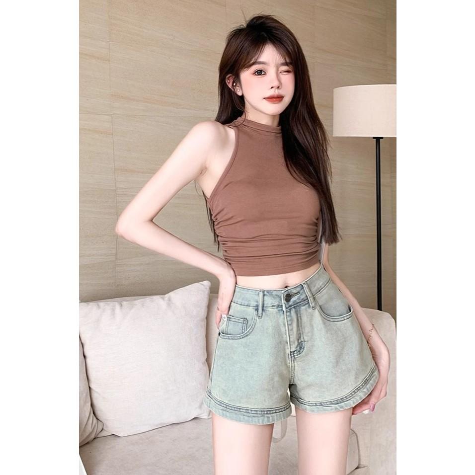 Number28 - 水洗做舊牛仔短褲 286326-細節圖7