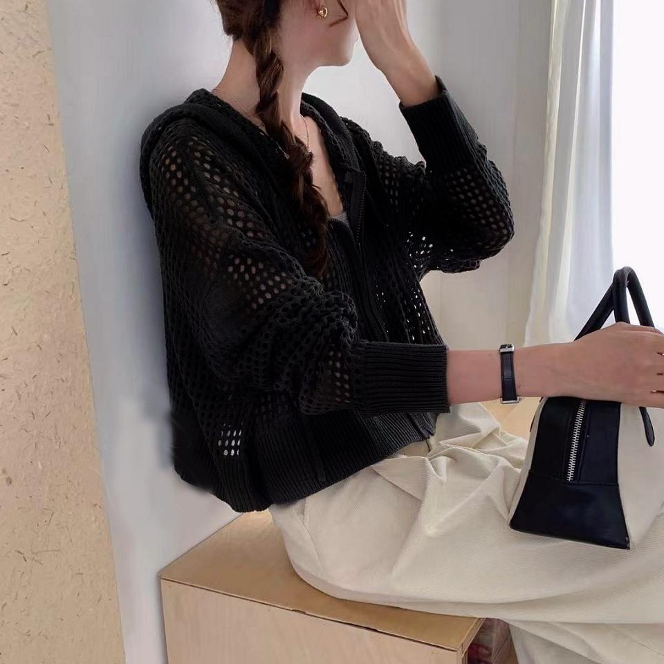 Number28 - 短版鏤空洞洞針織外套 286311-細節圖3