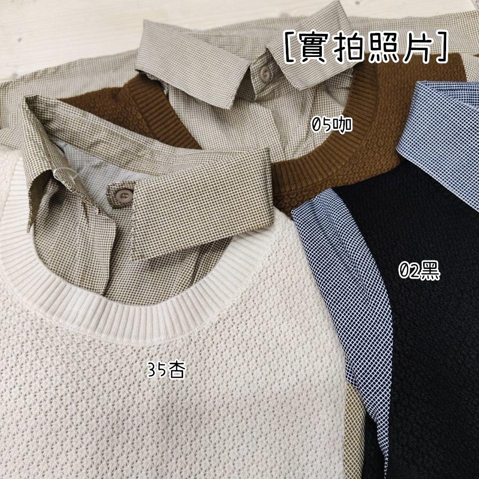 Number28 - 假兩件針織背心襯衫 286299-細節圖2