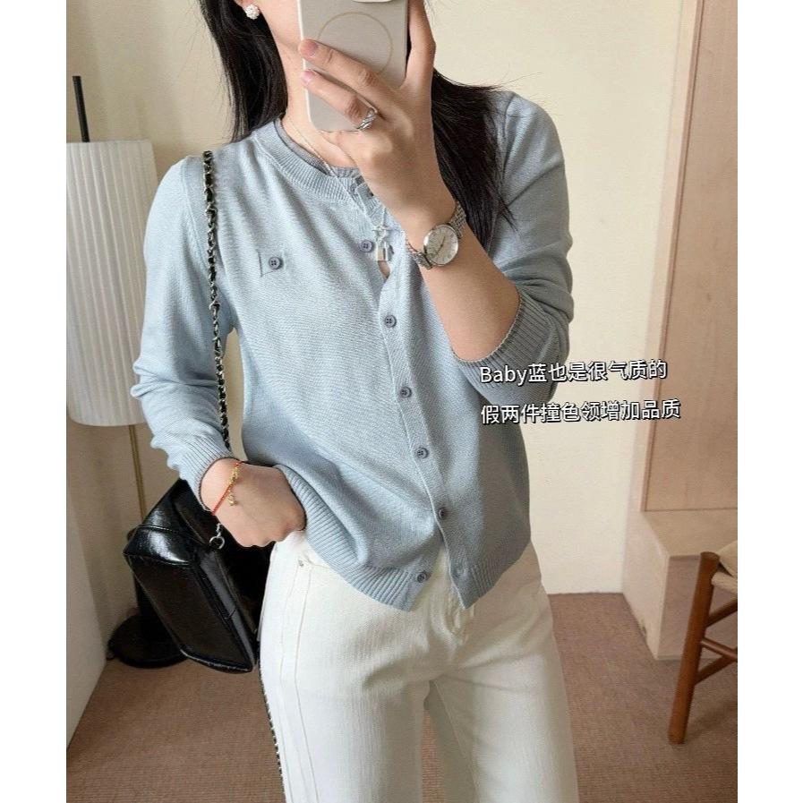 Number28 - 撞邊排釦針織外套 286291-細節圖4