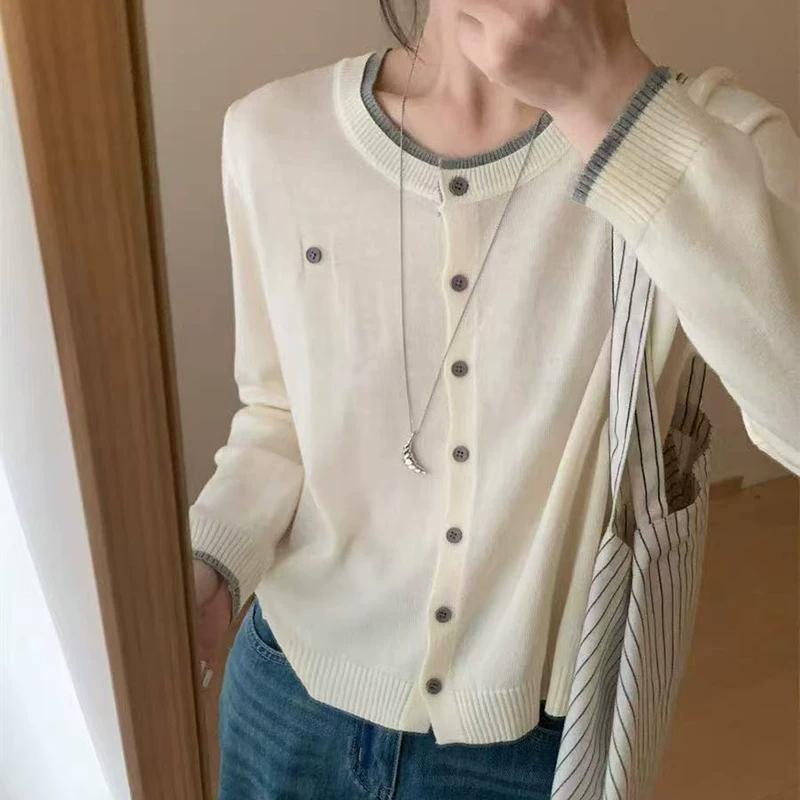 Number28 - 撞邊排釦針織外套 286291-細節圖9