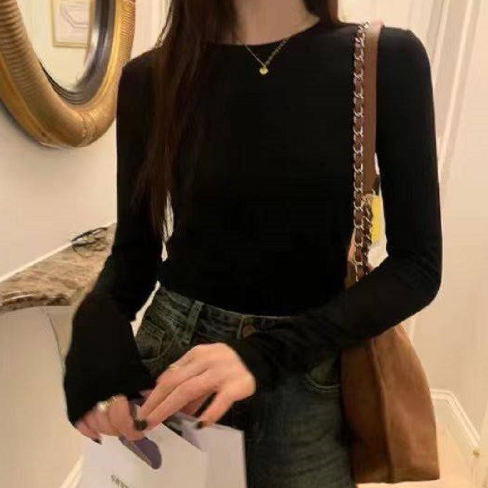 Number28 - 圓領素面內搭上衣 286282-細節圖3